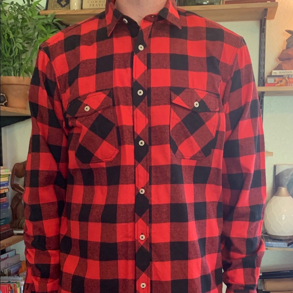 Buffalo Plaid Large tall shirt